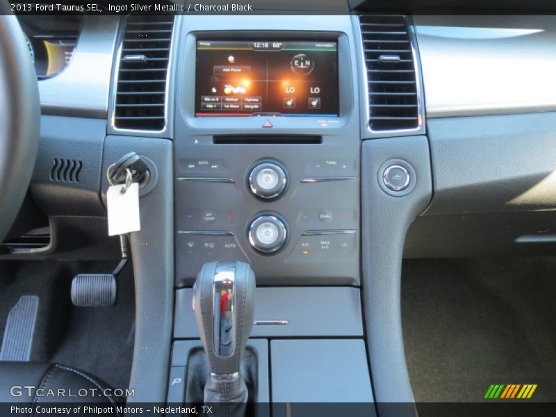 Ingot Silver Metallic / Charcoal Black 2013 Ford Taurus SEL