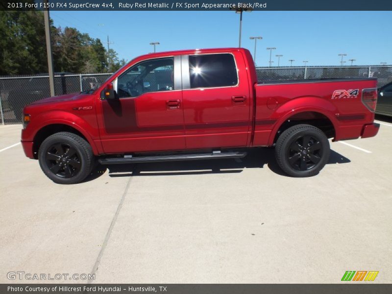  2013 F150 FX4 SuperCrew 4x4 Ruby Red Metallic