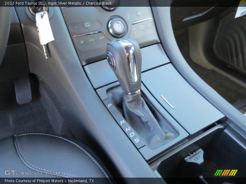 Ingot Silver Metallic / Charcoal Black 2013 Ford Taurus SEL