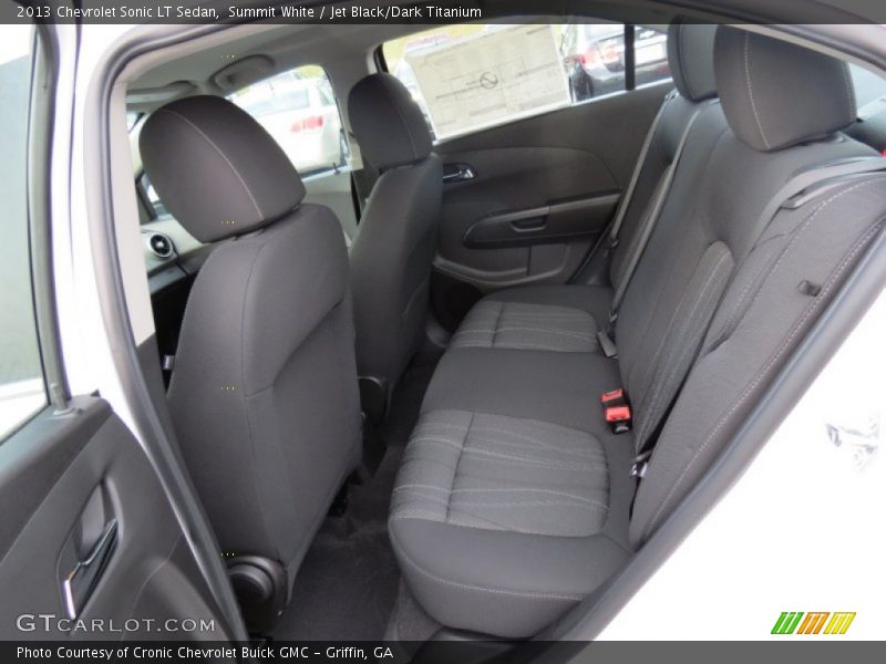 Summit White / Jet Black/Dark Titanium 2013 Chevrolet Sonic LT Sedan