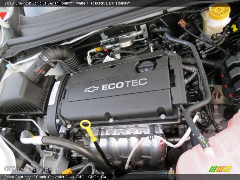 Summit White / Jet Black/Dark Titanium 2013 Chevrolet Sonic LT Sedan