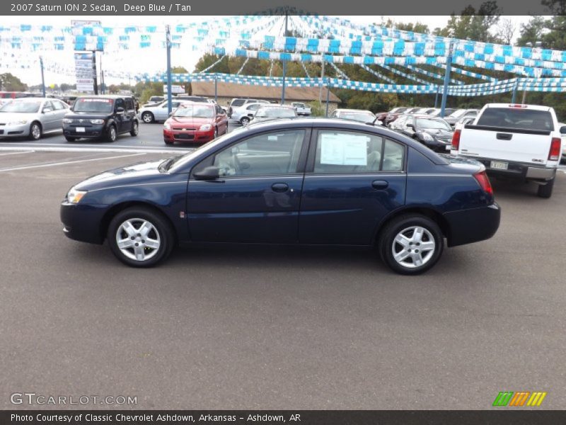 Deep Blue / Tan 2007 Saturn ION 2 Sedan