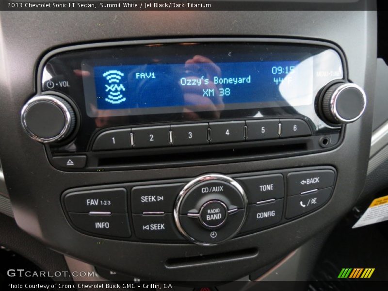 Summit White / Jet Black/Dark Titanium 2013 Chevrolet Sonic LT Sedan