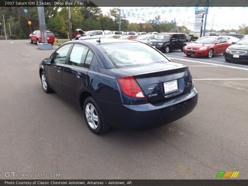 Deep Blue / Tan 2007 Saturn ION 2 Sedan