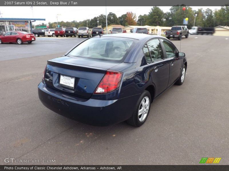 Deep Blue / Tan 2007 Saturn ION 2 Sedan