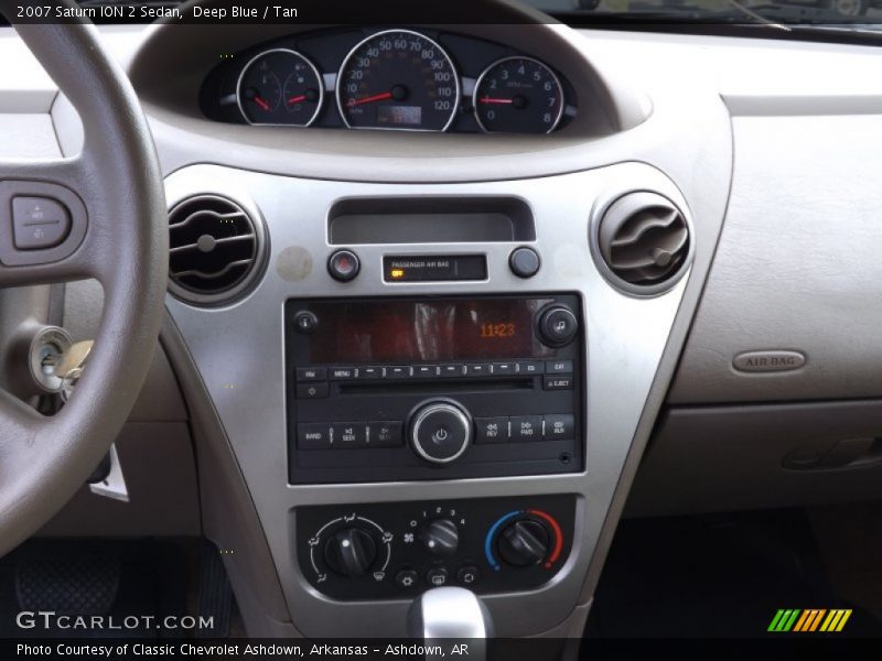 Deep Blue / Tan 2007 Saturn ION 2 Sedan