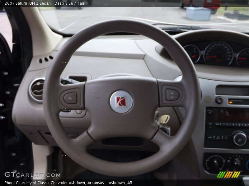 Deep Blue / Tan 2007 Saturn ION 2 Sedan