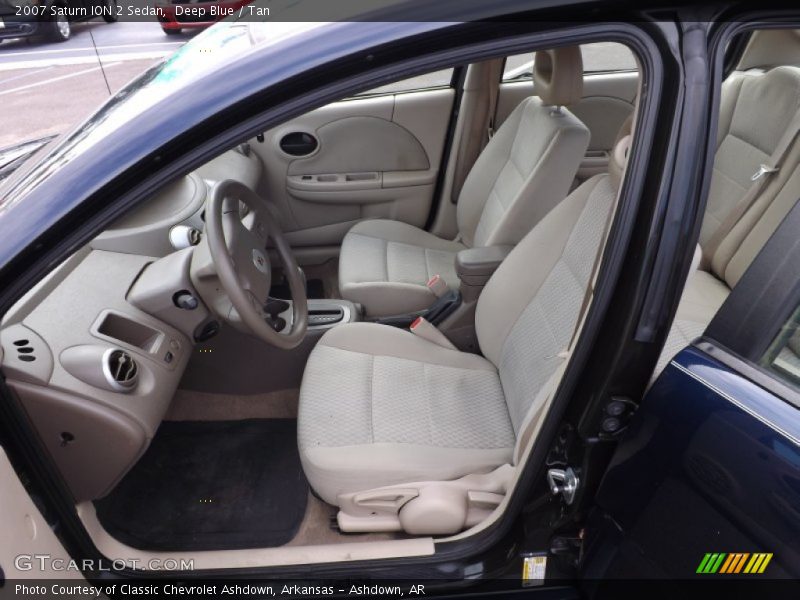 Deep Blue / Tan 2007 Saturn ION 2 Sedan