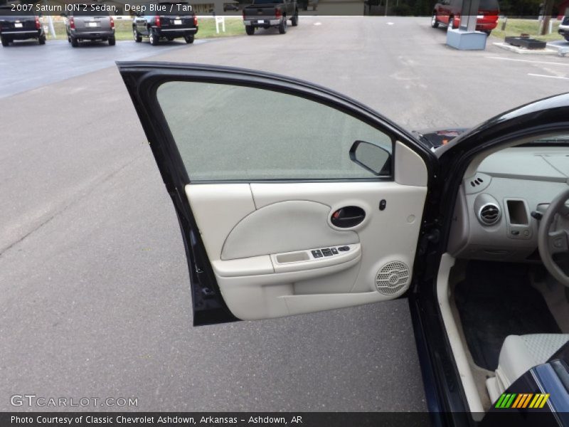 Deep Blue / Tan 2007 Saturn ION 2 Sedan
