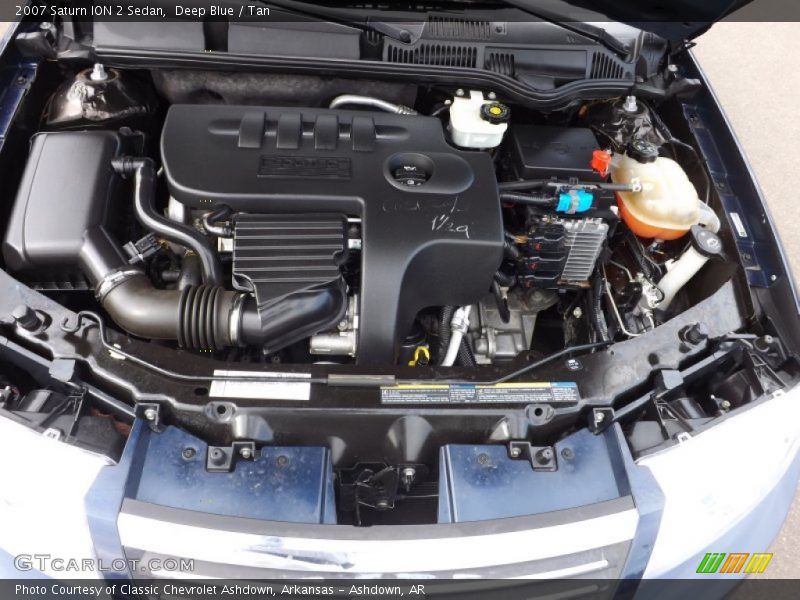 Deep Blue / Tan 2007 Saturn ION 2 Sedan