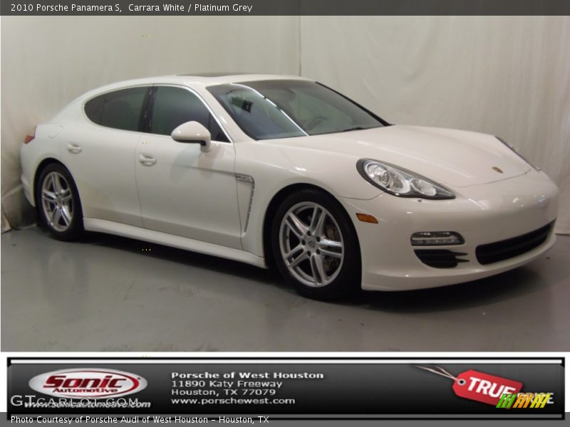 Carrara White / Platinum Grey 2010 Porsche Panamera S