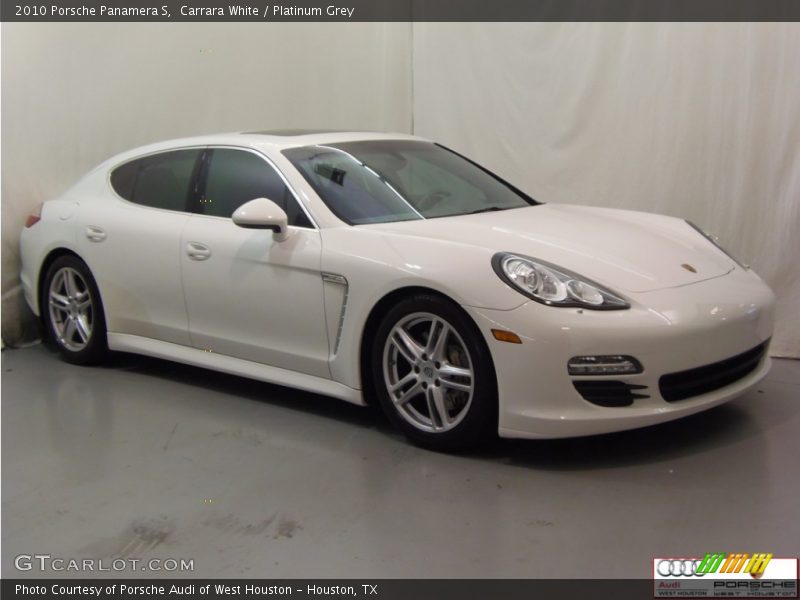 Carrara White / Platinum Grey 2010 Porsche Panamera S