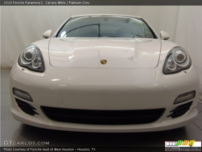 Carrara White / Platinum Grey 2010 Porsche Panamera S