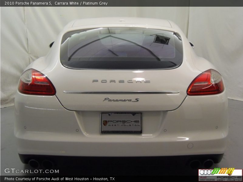 Carrara White / Platinum Grey 2010 Porsche Panamera S