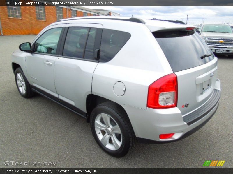 Bright Silver Metallic / Dark Slate Gray 2011 Jeep Compass 2.0