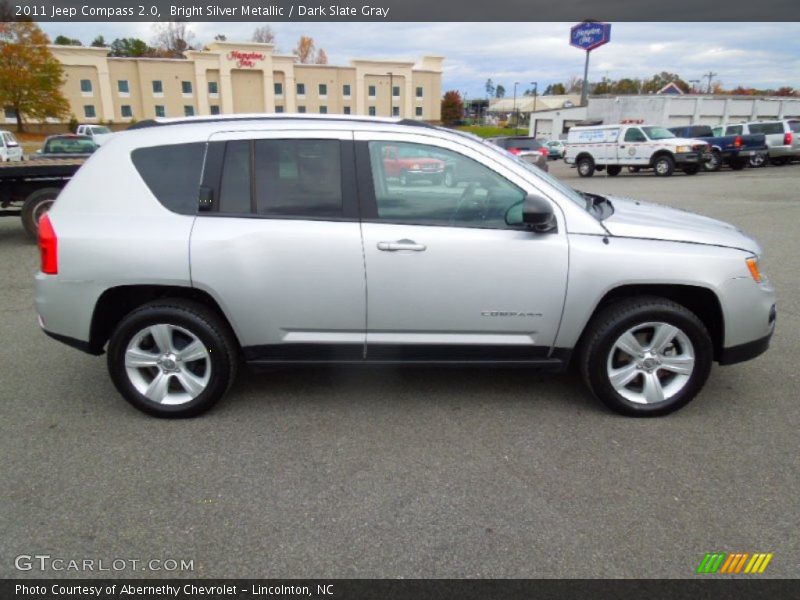 Bright Silver Metallic / Dark Slate Gray 2011 Jeep Compass 2.0