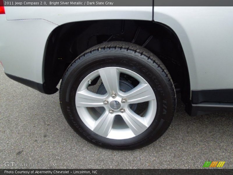 Bright Silver Metallic / Dark Slate Gray 2011 Jeep Compass 2.0