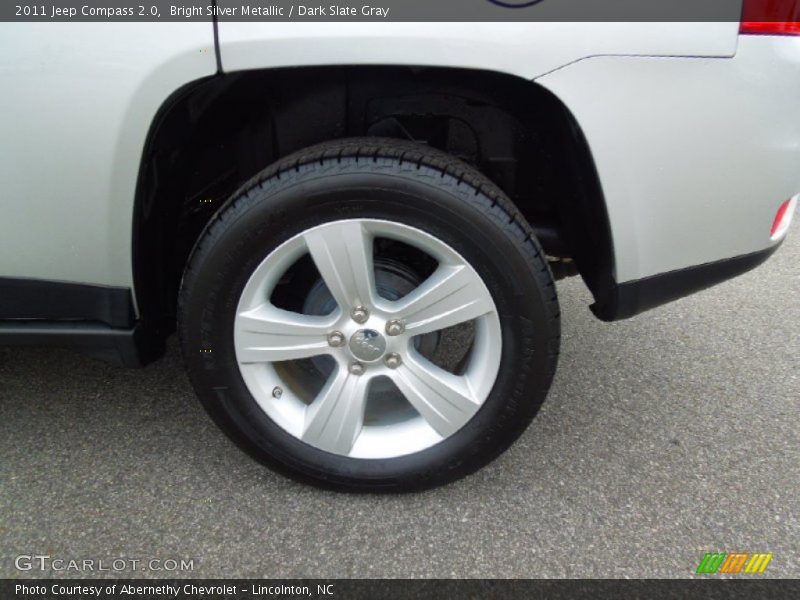 Bright Silver Metallic / Dark Slate Gray 2011 Jeep Compass 2.0
