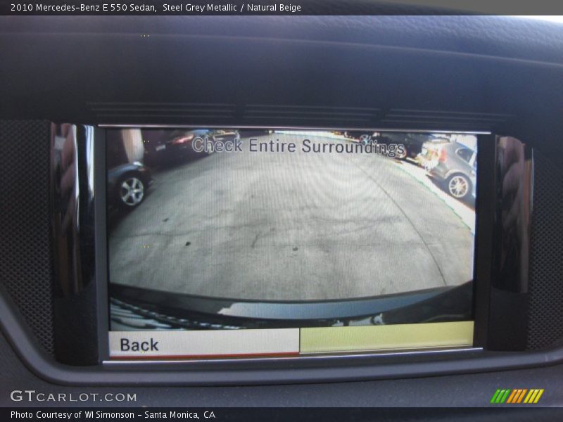 Steel Grey Metallic / Natural Beige 2010 Mercedes-Benz E 550 Sedan