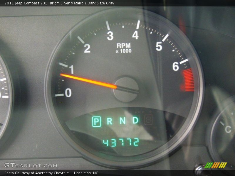 Bright Silver Metallic / Dark Slate Gray 2011 Jeep Compass 2.0