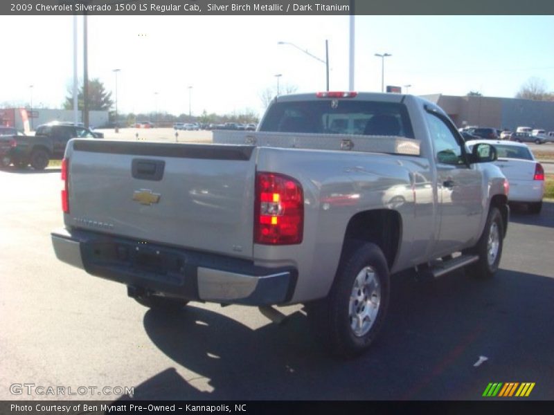 Silver Birch Metallic / Dark Titanium 2009 Chevrolet Silverado 1500 LS Regular Cab