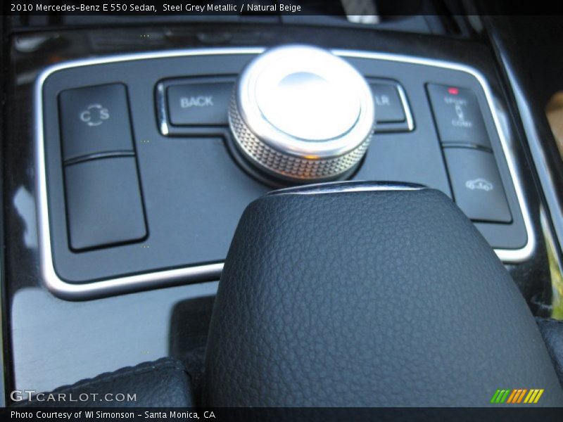 Steel Grey Metallic / Natural Beige 2010 Mercedes-Benz E 550 Sedan