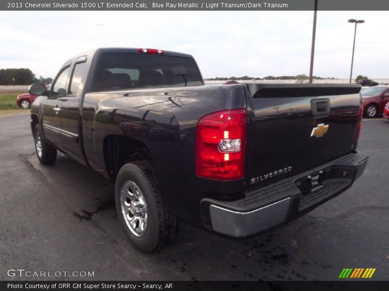 Blue Ray Metallic / Light Titanium/Dark Titanium 2013 Chevrolet Silverado 1500 LT Extended Cab