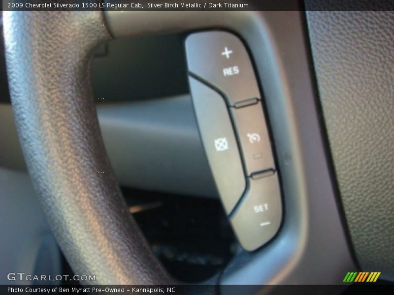 Silver Birch Metallic / Dark Titanium 2009 Chevrolet Silverado 1500 LS Regular Cab