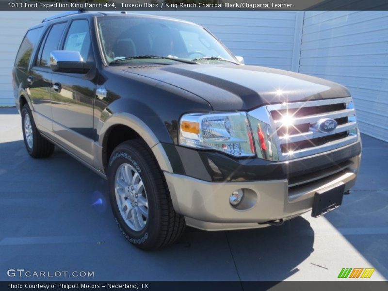 Tuxedo Black / King Ranch Charcoal Black/Chaparral Leather 2013 Ford Expedition King Ranch 4x4