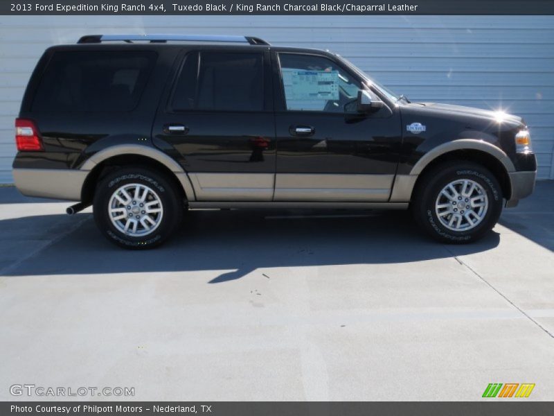 Tuxedo Black / King Ranch Charcoal Black/Chaparral Leather 2013 Ford Expedition King Ranch 4x4