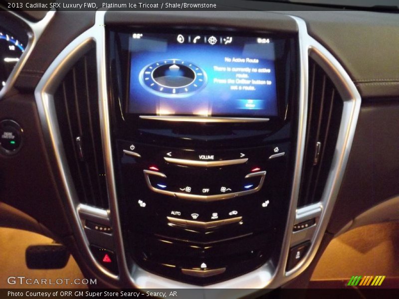 Platinum Ice Tricoat / Shale/Brownstone 2013 Cadillac SRX Luxury FWD