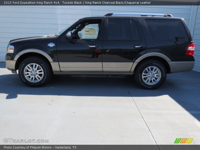 Tuxedo Black / King Ranch Charcoal Black/Chaparral Leather 2013 Ford Expedition King Ranch 4x4