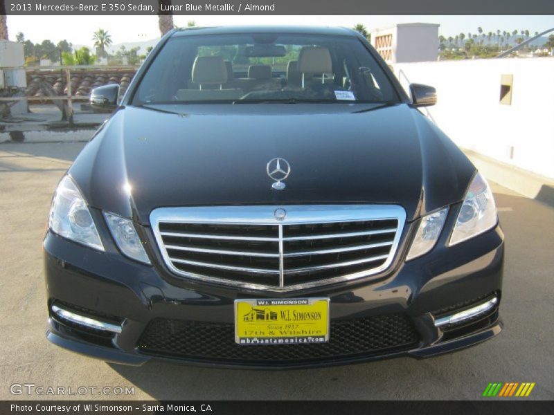 Lunar Blue Metallic / Almond 2013 Mercedes-Benz E 350 Sedan