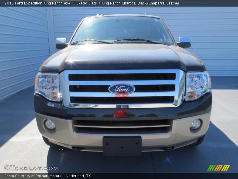 Tuxedo Black / King Ranch Charcoal Black/Chaparral Leather 2013 Ford Expedition King Ranch 4x4