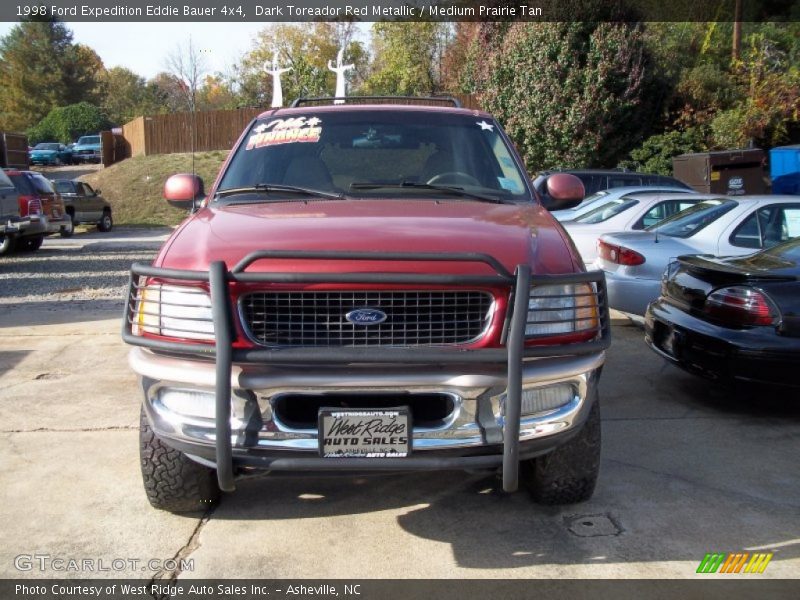 Dark Toreador Red Metallic / Medium Prairie Tan 1998 Ford Expedition Eddie Bauer 4x4