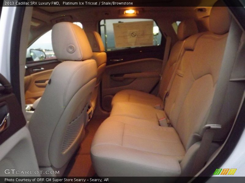 Platinum Ice Tricoat / Shale/Brownstone 2013 Cadillac SRX Luxury FWD