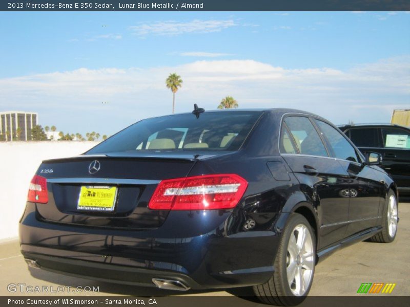 Lunar Blue Metallic / Almond 2013 Mercedes-Benz E 350 Sedan