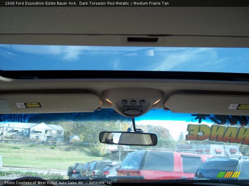 Dark Toreador Red Metallic / Medium Prairie Tan 1998 Ford Expedition Eddie Bauer 4x4