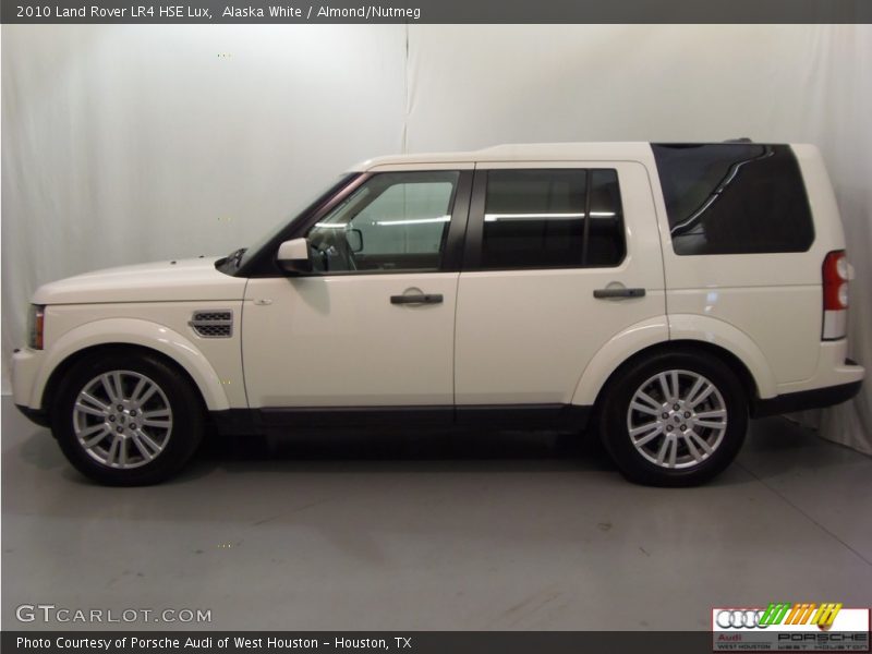 Alaska White / Almond/Nutmeg 2010 Land Rover LR4 HSE Lux