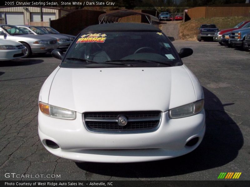 Stone White / Dark Slate Gray 2005 Chrysler Sebring Sedan