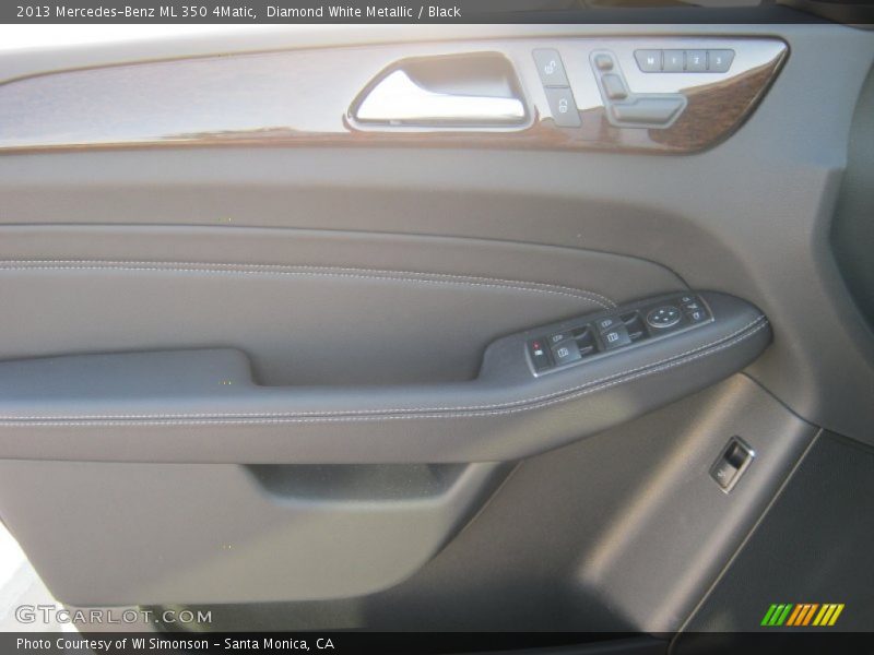 Diamond White Metallic / Black 2013 Mercedes-Benz ML 350 4Matic