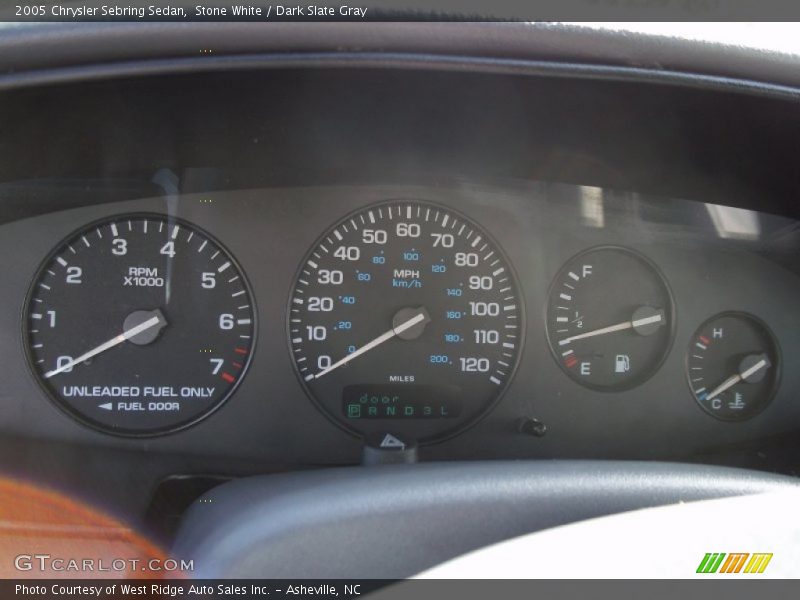  2005 Sebring Sedan Sedan Gauges