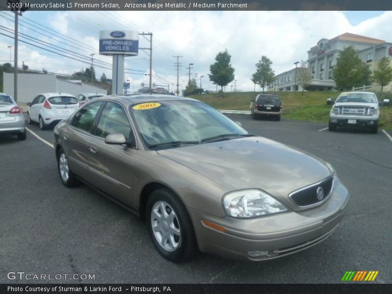 Arizona Beige Metallic / Medium Parchment 2003 Mercury Sable LS Premium Sedan