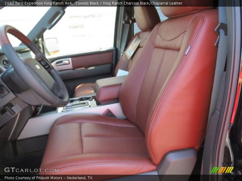 Front Seat of 2013 Expedition King Ranch 4x4