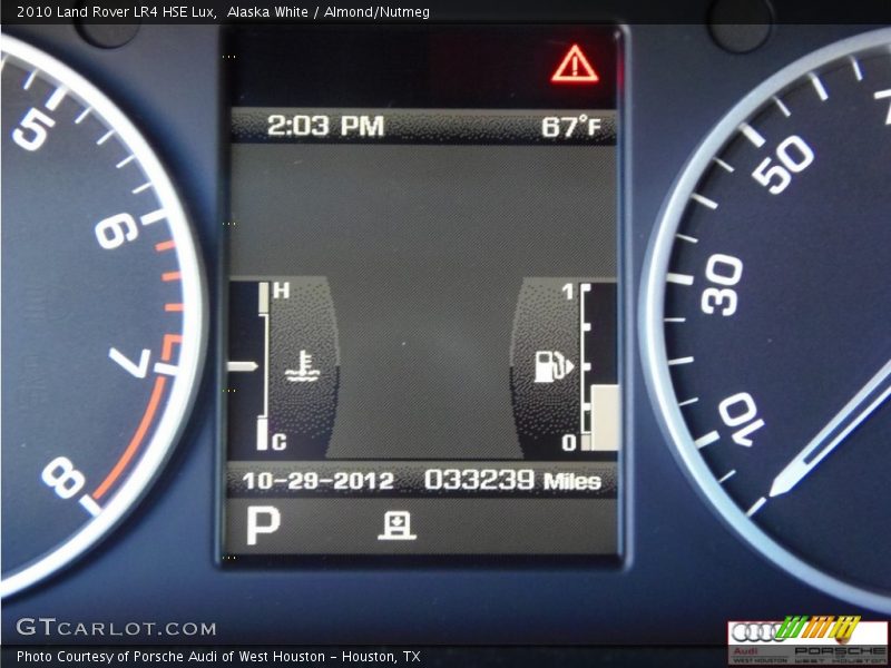 Alaska White / Almond/Nutmeg 2010 Land Rover LR4 HSE Lux