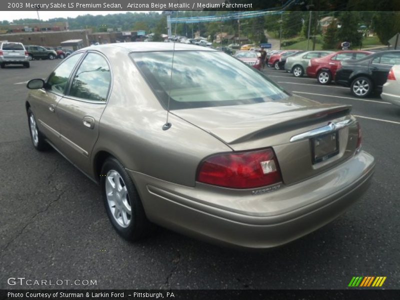 Arizona Beige Metallic / Medium Parchment 2003 Mercury Sable LS Premium Sedan