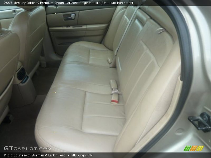 Rear Seat of 2003 Sable LS Premium Sedan