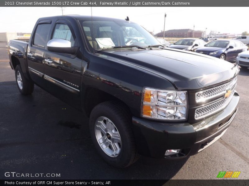 Fairway Metallic / Light Cashmere/Dark Cashmere 2013 Chevrolet Silverado 1500 LTZ Crew Cab 4x4