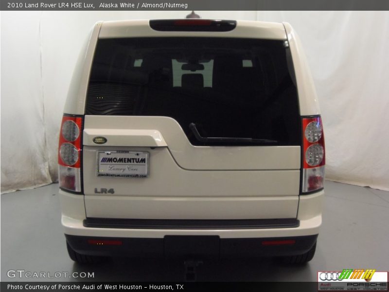 Alaska White / Almond/Nutmeg 2010 Land Rover LR4 HSE Lux