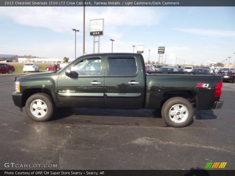 Fairway Metallic / Light Cashmere/Dark Cashmere 2013 Chevrolet Silverado 1500 LTZ Crew Cab 4x4